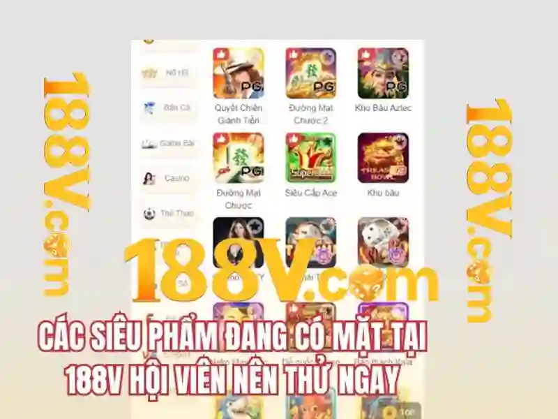code 188v – Tầm nhìn mới cùng slot 188v và 188v apk