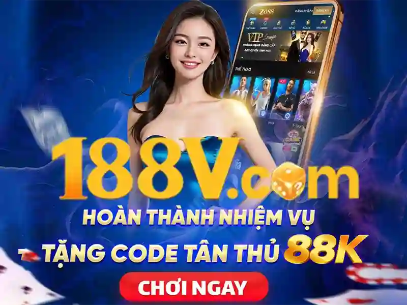 Giao diện trang chủ nhà cái 188v hiện đại và thân thiện với người dùng